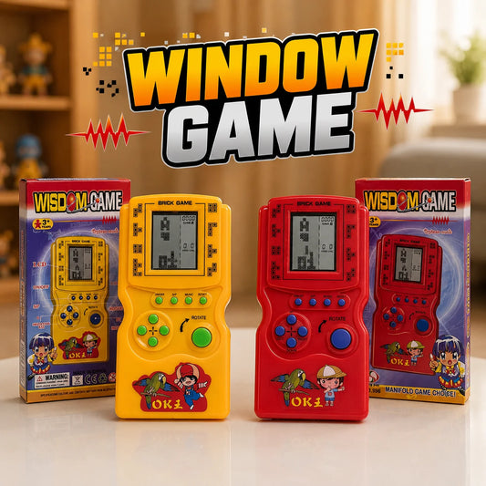 Wisdom Game Classic Brick Game – Portable LCD Handheld Game Console