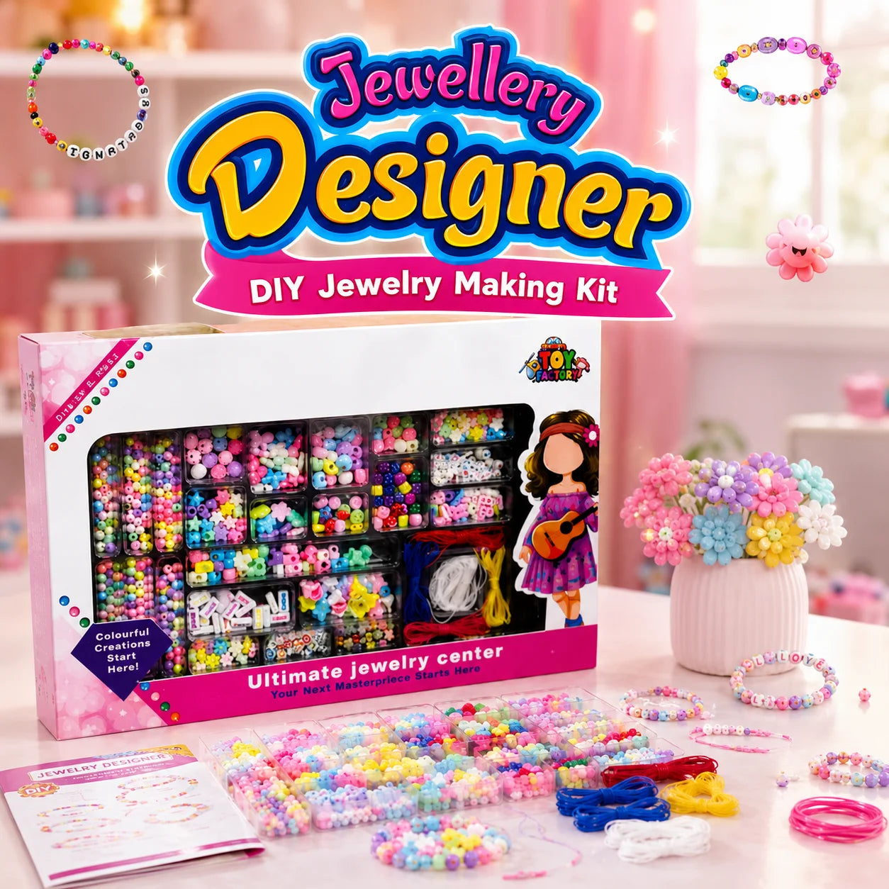 Jewellery Designer Kit – DIY Jewellery Making Kit for Kids
