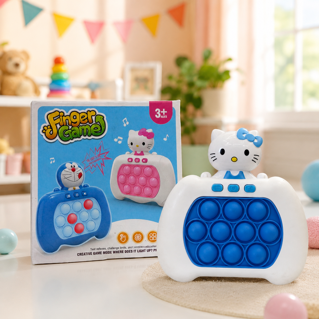 Finger Game Pop It Toy - Interactive Memory & Reflex Game for Kids