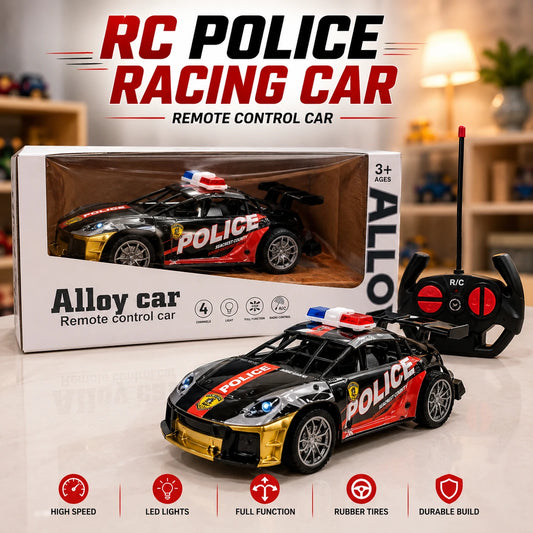 Police Porsche 911 RC Sports Drift Car – 4WD High-Speed Remote Control Drift Car for Kids