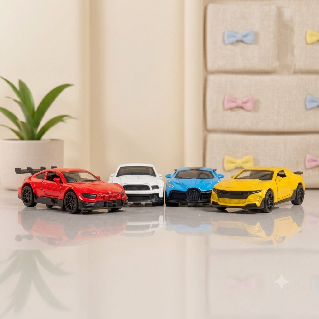 Die-Cast Alloy Sports Car Collection for Kids