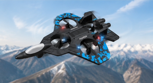 RC Combat Aircraft Drone – Remote Control Flying Jet Toy for Kids