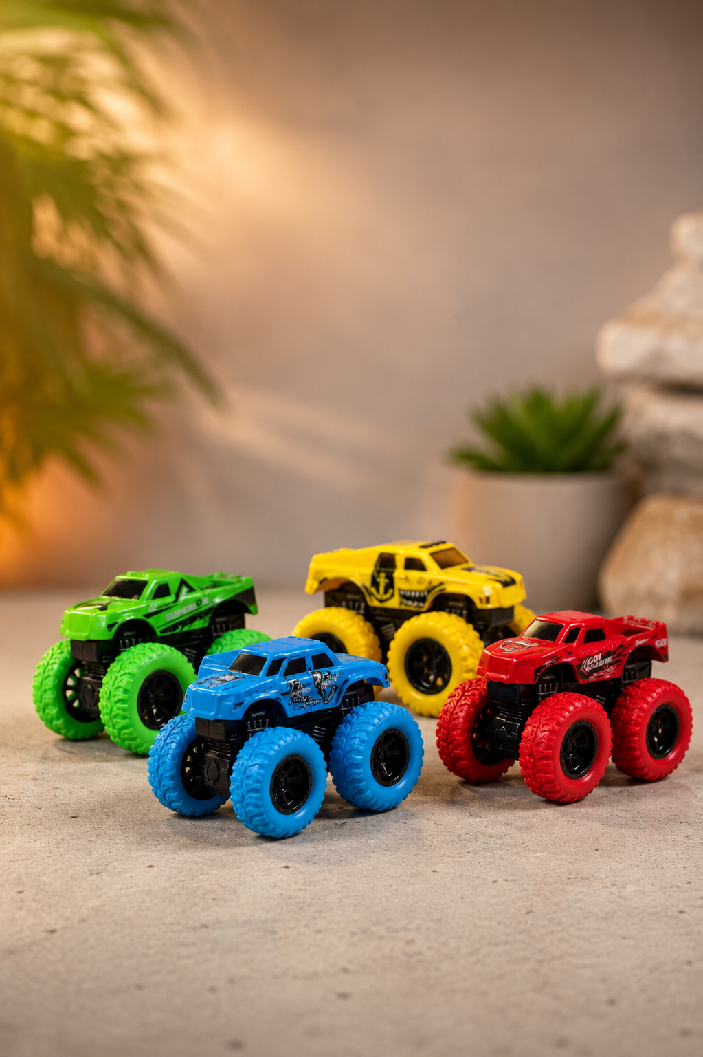 Hotwheels Alloy Diecast Car For Kids (Pack Of 4)