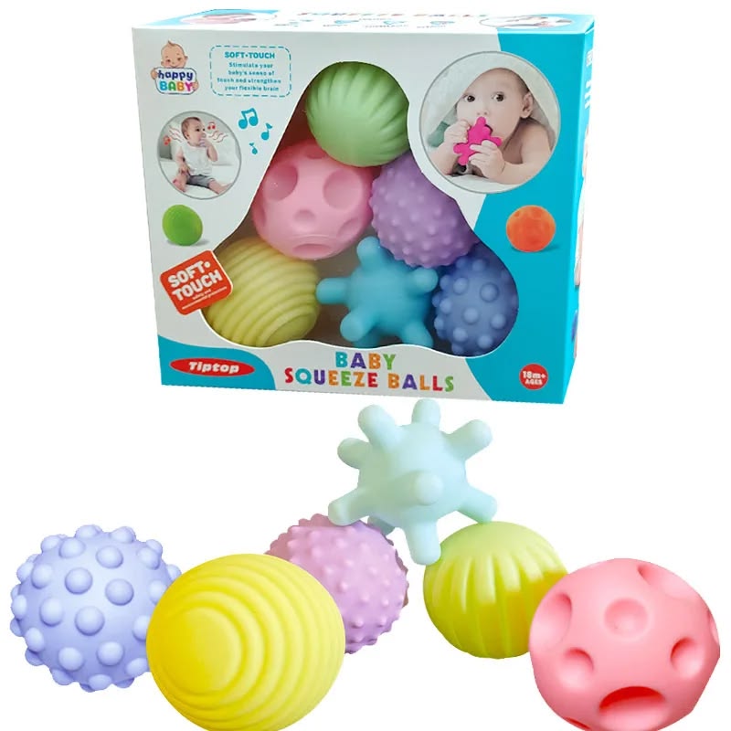 Baby Sensory Squeeze Ball Set For Toddlers